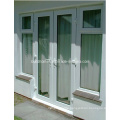 Light Blue Tinted Tempered Glass French Style Aluminium Doors